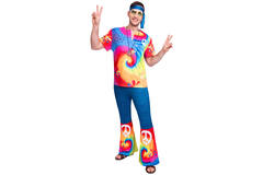 Adult Costume 60's Free Spirit Man Size Std