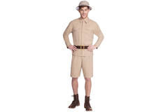 Adult Costume Safari Man Size Std