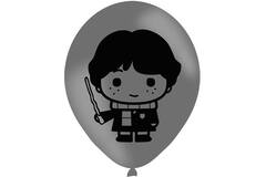 6 Latex Balloons Harry Potter 4 Sided Print 27.5 cm / 11"