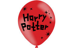 6 Latex Balloons Harry Potter 4 Sided Print 27.5 cm / 11"