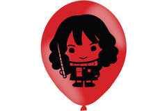 6 Latex Balloons Harry Potter 4 Sided Print 27.5 cm / 11"