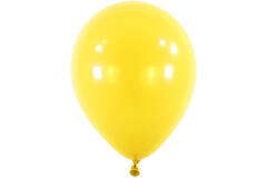 100 Latex Balloons Decorator Standard Yellow Sunshine 12 cm / 5"