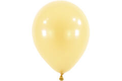 100 Latex Balloons Decorator Fashion Vanilla Cream 12 cm / 5