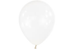 100 Latex Balloons Decorator Crystal Clear 12 cm / 5"