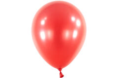 100 Latex Balloons Decorator Metallic Apple Red 12 cm / 5"