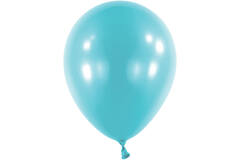 100 Latex Balloons Decorator Pearl Caribbean Blue 12 cm / 5"