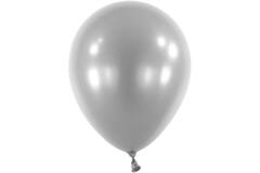 50 Latex Balloons Decorator Metallic Silver 27.5 cm / 11"