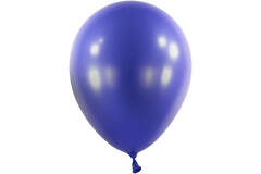 50 Latex Balloons Decorator Metallic Navy Flag Blue 27.5 cm / 11"
