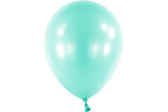 50 Latex Balloons Decorator Pearl Robin's Egg Blue 35 cm / 14"