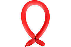 100 Latex Balloons Decorator Modelling Standard E260 Apple Red 114 cm / 45"