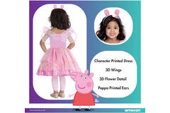 Children's costume Peppa Fairy Dress 2-3 years