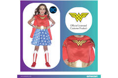 Child Costume Wonder Woman Classic 10-12 Years