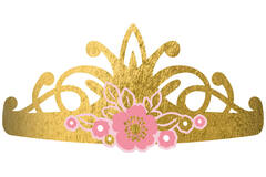 8 Tiaras Princess for a Day Paper