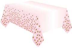 Tablecover Rose Gold Birthday Paper 180 x 120 cm