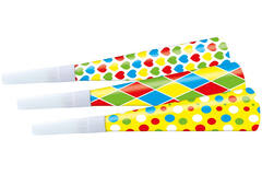3 Trumpets Plastic / Paper 22 cm