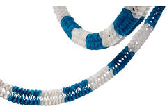 Garland blue-white Paper flame retardant 16 x 1000 cm