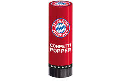 2 Confetti Popper FC Bayern Munich 4,4 x 15,2 cm