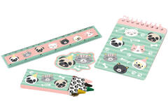 Stationary Favour Set Hello Pets Paper / Plastic 24 Pieces