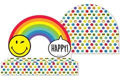 8 Invites & Envelopes smileyworld  13,9 x 8 cm