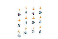 4 String Decorations On the Road Paper 130 cm
