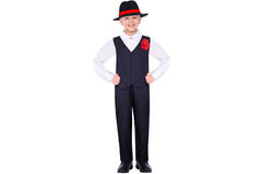 Children's Costume Gangster Boy 4-6 yrs