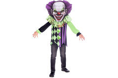 Children's Costume Scary Clown Big Head 8-10 yrs