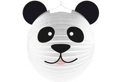 Lantern Formshaped Panda Paper 25 cm