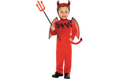 Child Costume Devil Toddler Age 4-6 Years