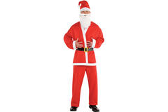 Adult Costume Santa Crawl Suit  Size XL