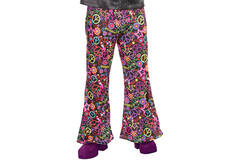 Adult Costume Peace Out Flares Size XL