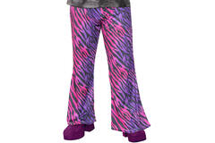 Adult Costume Disco Fever Zebra Flares Size M/L