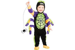 Child Costume Little Spooky Spider Age 4-5 Years