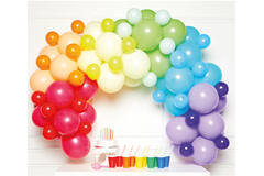 DIY Balloon Garland Rainbow 78 Balloons