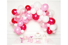 DIY Balloon Garland Pink 70 Balloons