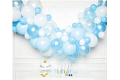DIY Balloon Garland Blue 70 Balloons