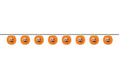 Cutout Garland with Latex Balloons Hallo-ween Friends