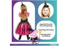 Child Costume Peppa Orange Dress Age 2-3 Years