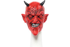 Latex Red Devil Mask