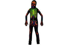 Child Costume GID Skeleton Age 4-6 Years