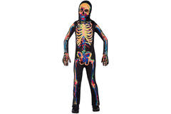Child Costume GID Skeleton Age 8-10 Years
