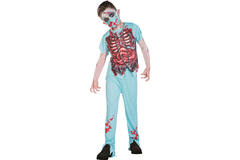 Child Costume Zombie Surgeon Age 12-14 Years