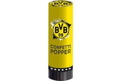 2 Confetti Popper BVB Dortmund 4,4 x 15,2 cm