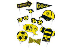 Photo Booth Kit BVB Dortmund Paper 10 Pieces