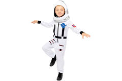 Child Costume Space Suit White 10-12 Years