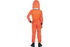 Child Costume Space Suit Orange 8-10 Years