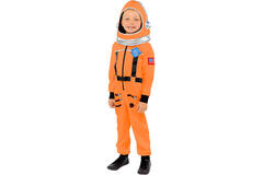 Child Costume Space Suit Orange 8-10 Years