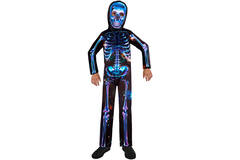 Child Costume  Neon Skeleton Boy Age 6-8 Years