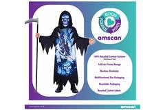 Child Costume  Neon Reaper Age 6-8 Years