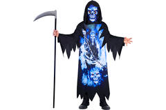 Child Costume  Neon Reaper Age 10-12 Years