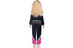 Adult Costume 80s Shel Suit Black Size L 